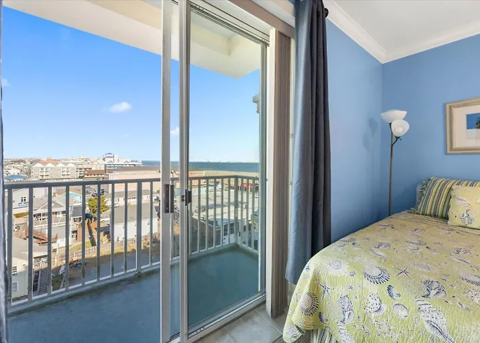 3 Bedroom Belmont Towers On Boardwalk: Ocean & Bay Views * Ocean Stadt